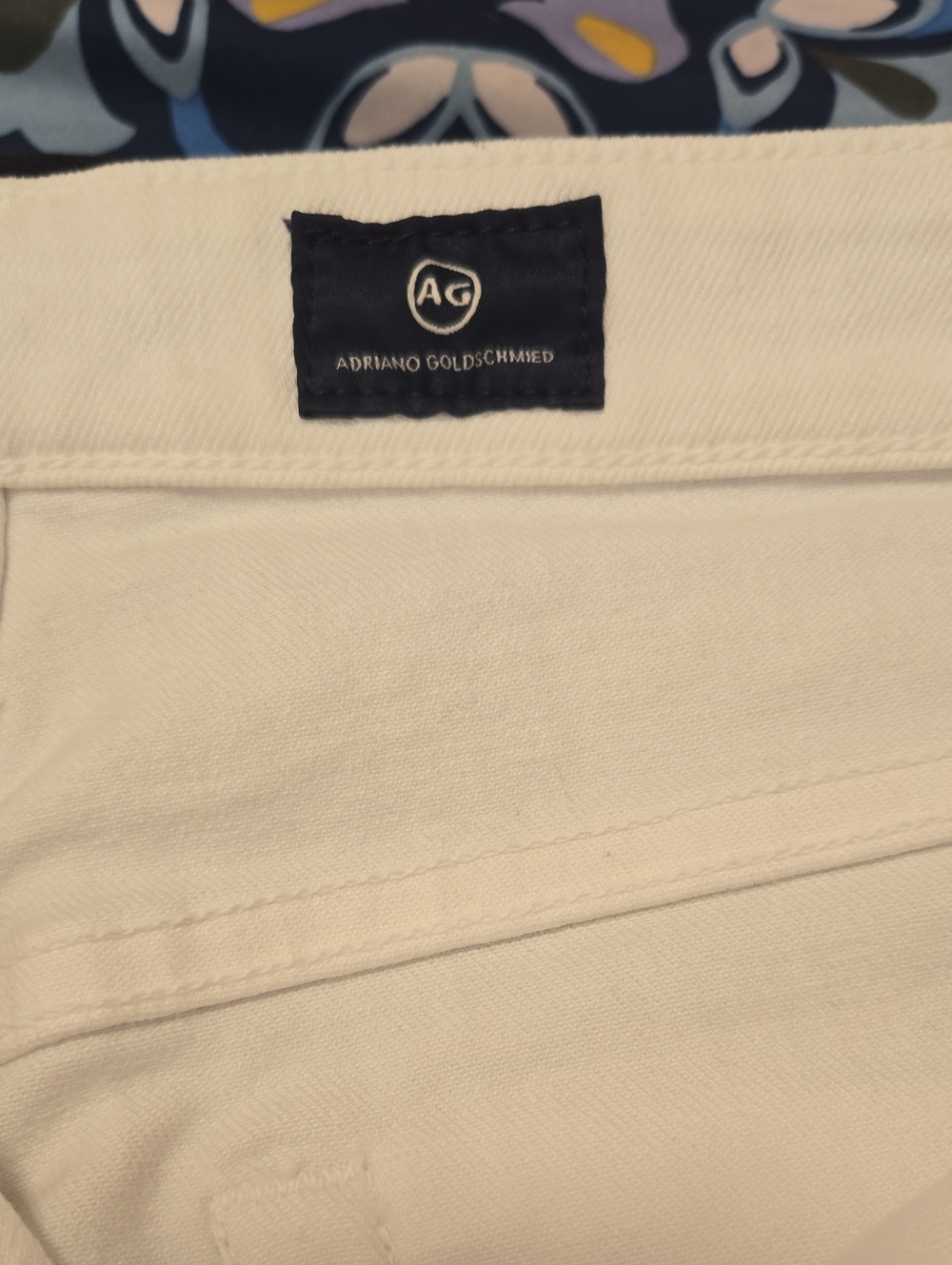 Ag Adriano Goldschmied White  Chinos